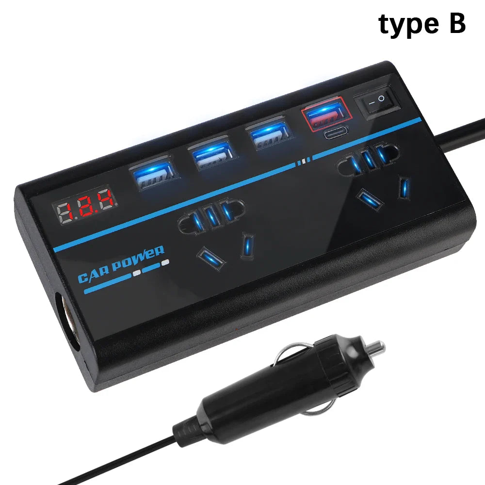 Inversor de Corriente CarVolt Portátil para Coche 12/24V - ENVIO GRATIS