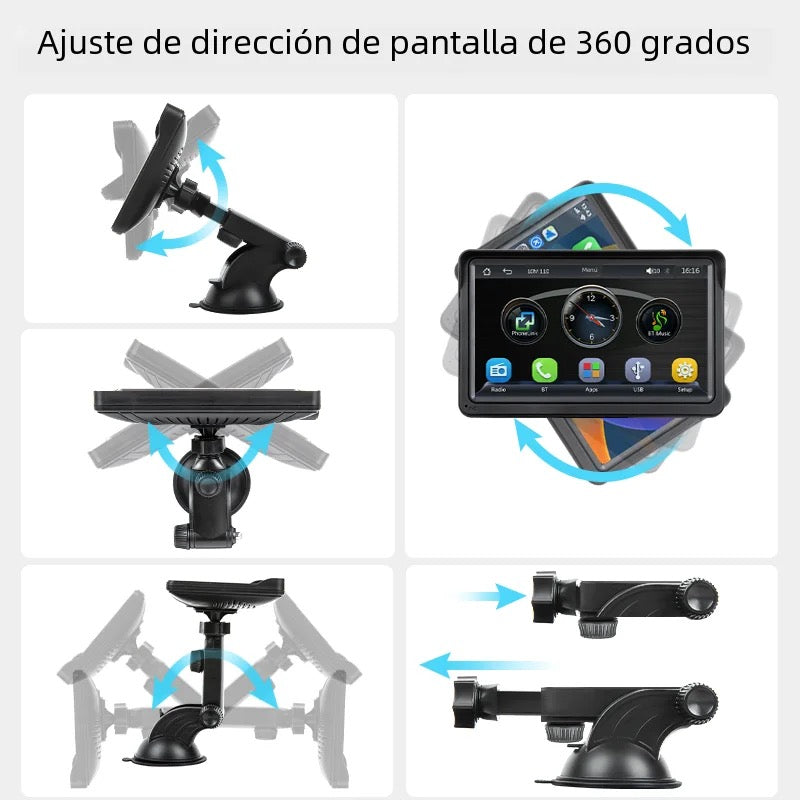 Pantalla Multimédia Universal con CarPlay y Android Auto | + Regalo Exclusivo