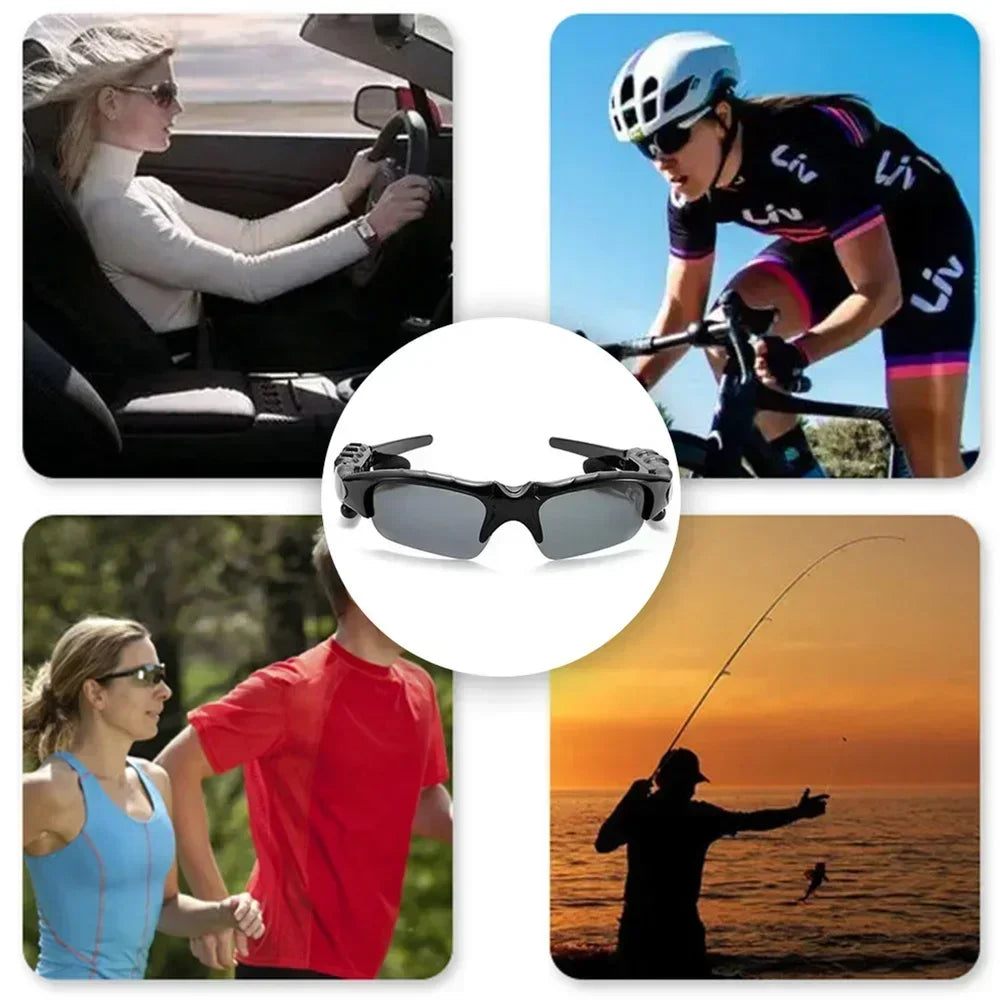 LENTES DE SOL CON BLUETOOTH 5.0 CON AUDIFONOS INALAMBRICO + ESTUCHE