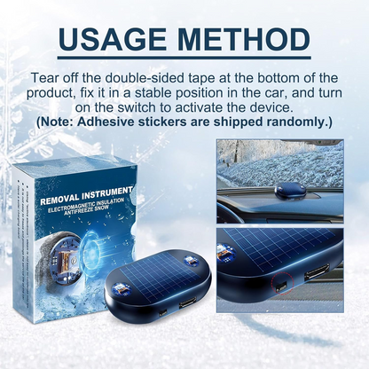 FrostRemoval Electromagnetic Molecular Interference Antifreeze