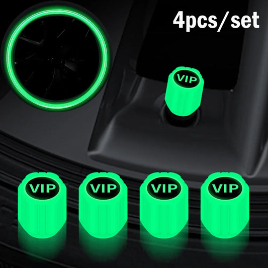 Tapas De Valvula Fluorescentes Universal Para Auto Y Moto - ENVÍVO GRATIS