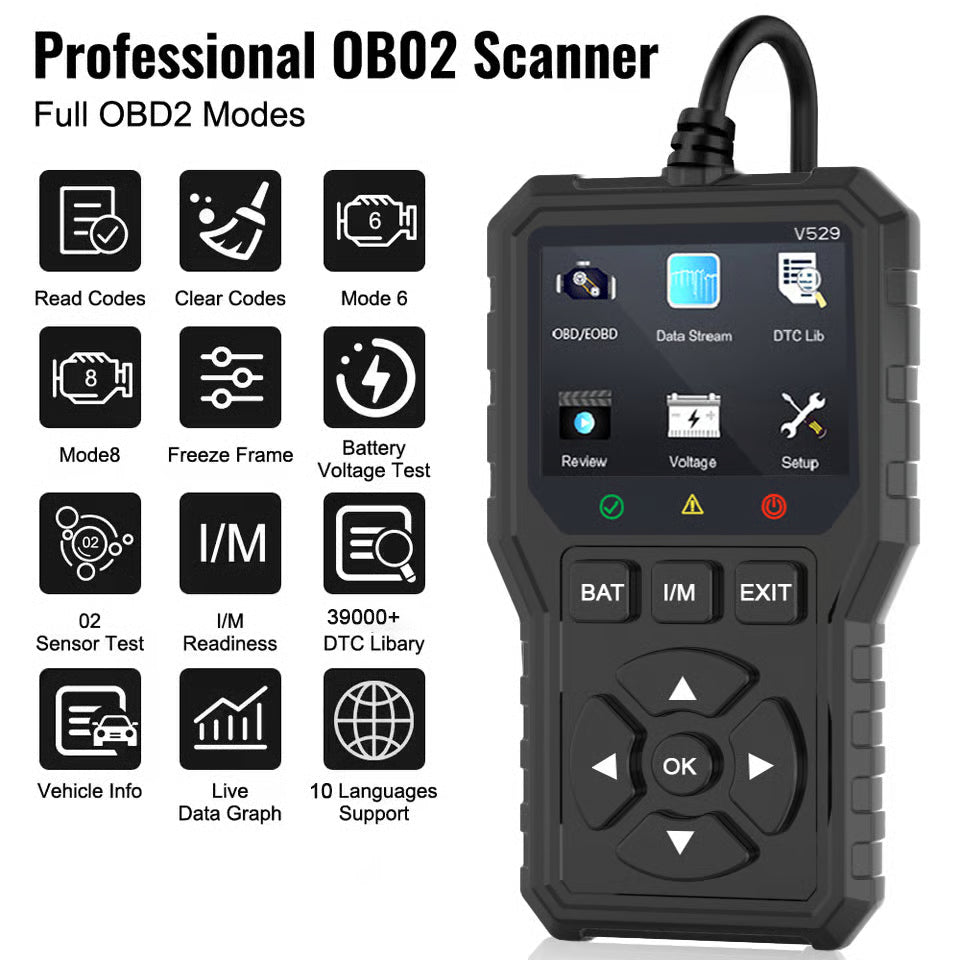 Pro-Series OBD2 Scanner & Check Engine Code Reader - Stop Getting Ripped Off at the Machanic